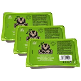 ACTÍVA SIO-2® Argila Natural Pottery Clay, 2.2 lb (1 kg), White, Pack of 3