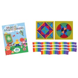 ACTÍVA ArtiSands™ Art Kit, Geometric Shapes, 5x7 in, 30 Sheets