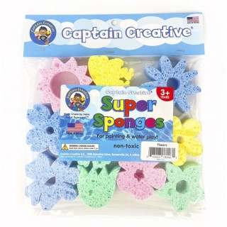 Captain Creative Super Sponges Flowers Pack