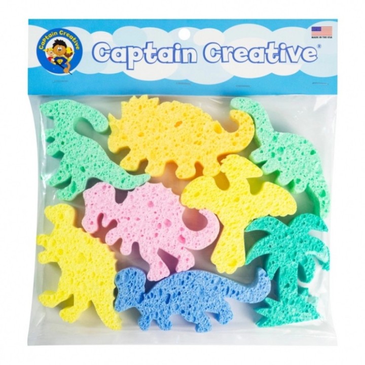 Captain Creative Super Sponges Dinosaurs Pack
