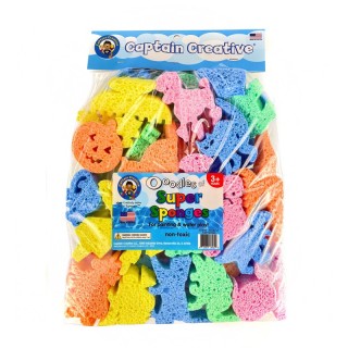 Captain Creative Ooodles of Super Sponges, 30 Pieces