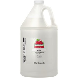 Apple Barrel Acrylic Paint Matte, Gallon, White