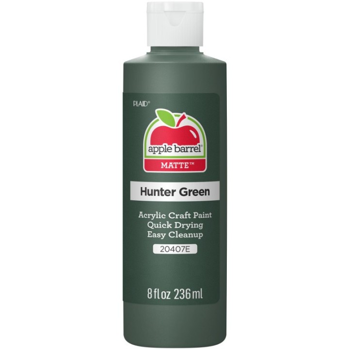 Apple Barrel Acrylic Paint Matte, 8oz., Hunter Green