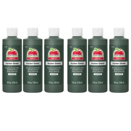 Apple Barrel Acrylic Paint Matte, 8oz., Hunter Green, Pack of 6