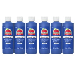 Apple Barrel Acrylic Paint Matte, 8oz., Cobalt Hue, Pack of 6