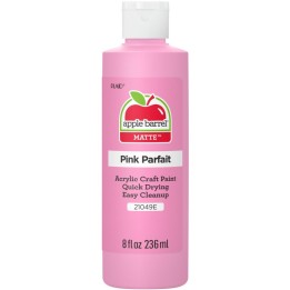 Apple Barrel Acrylic Paint Matte, 8oz., Pink Parfait