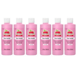 Apple Barrel Acrylic Paint Matte, 8oz., Pink Parfait, Pack of 6