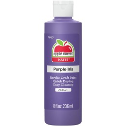 Apple Barrel Acrylic Paint Matte, 8oz., Purple Iris