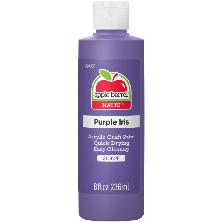 Apple Barrel Acrylic Paint Matte, 8oz., Purple Iris