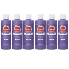 Apple Barrel Acrylic Paint Matte, 8oz., Purple Iris, Pack of 6