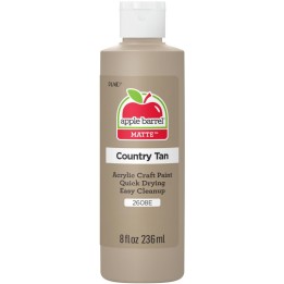 Apple Barrel Acrylic Paint Matte, 8oz., Country Tan
