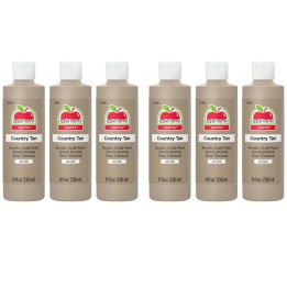 Apple Barrel Acrylic Paint Matte, 8oz., Country Tan, Pack of 6