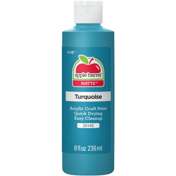 Apple Barrel Acrylic Paint Matte, 8oz., Turquoise
