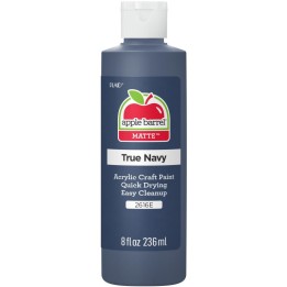 Apple Barrel Acrylic Paint Matte, 8oz., True Navy
