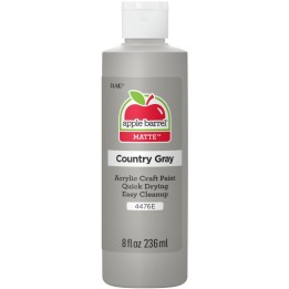 Apple Barrel Acrylic Paint Matte, 8oz., Country Gray