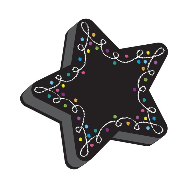 Ashley Productions® Magnetic Whiteboard Eraser, Star Chalk