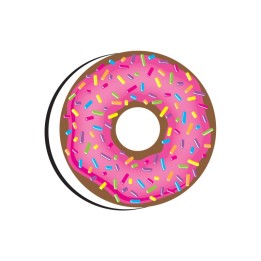 Ashley Productions® Magnetic Whiteboard Eraser, DonutFetti®