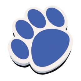 Ashley Productions® Magnetic Whiteboard Eraser, Blue Paw