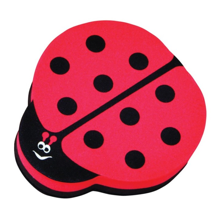 Ashley Productions® Magnetic Whiteboard Eraser, Ladybug