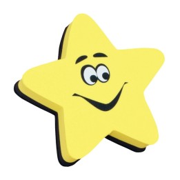 Ashley Productions® Magnetic Whiteboard Eraser, Star