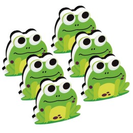 Ashley Productions® Magnetic Whiteboard Eraser, Frog, Pack of 6