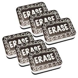 Ashley Productions® Magnetic Whiteboard Eraser, Chalk Loop, Pack of 6