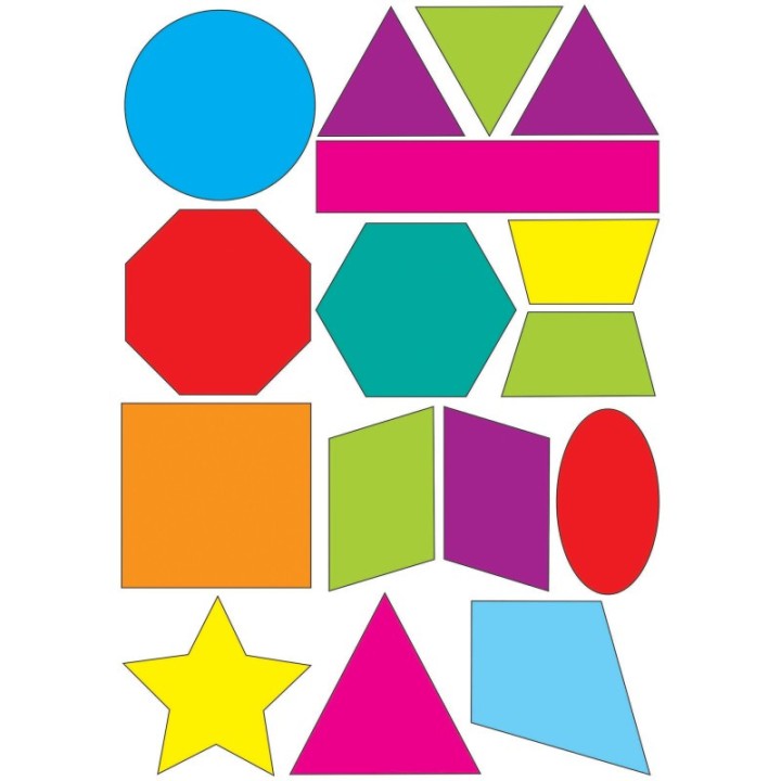 Ashley Productions® Math Die-Cut Magnets, Shapes