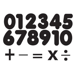 Ashley Productions® Die-Cut Magnetic Black Number Set, 1.75", 32 Pieces