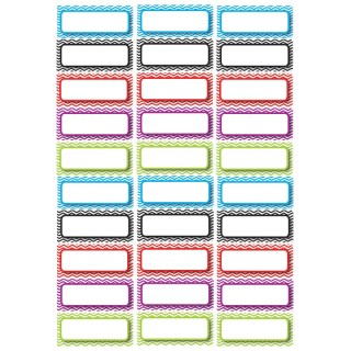 Ashley Productions® Die-Cut Magnetic Foam Color Chevron Labels/Nameplates, Pack of 30