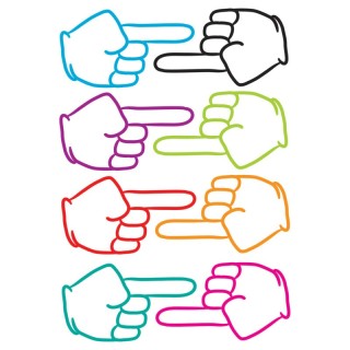 Ashley Productions® Die-Cut Magnetic Pointing Fingers, 8 Pieces