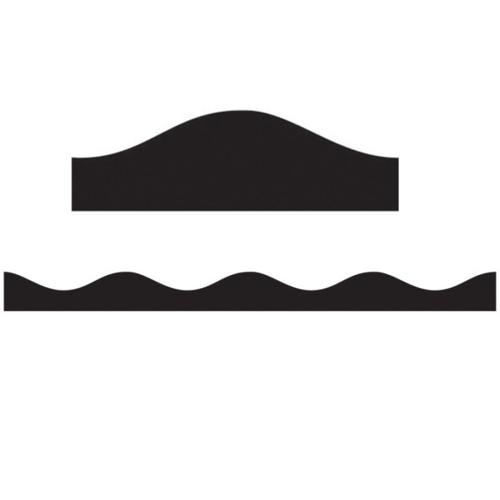 Ashley Productions® Magnetic Border, Black, 12'