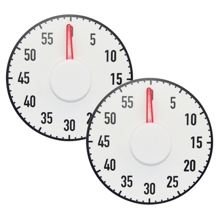Ashley Productions® Magnetic Big Timer, 7.5", Pack of 2