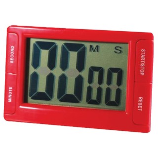 Ashley Productions® Big Red Digital Timer 3.75" x 2.5" with Magnetic Backing and Stand