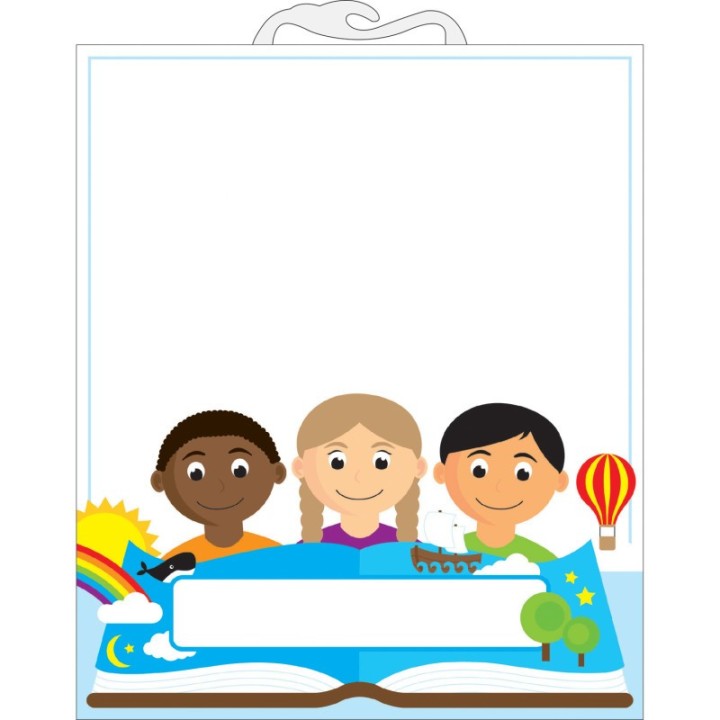 Ashley Productions® Multicultural File Buddy™ Storage Bag, 10.5" x 12.5", 1 Piece