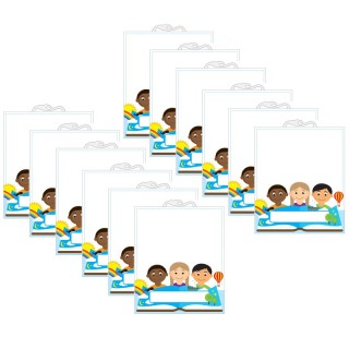 Ashley Productions® Multicultural File Buddy™ Storage Bag, 10.5" x 12.5", Pack of 12