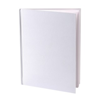 Ashley Productions® Hardcover Blank Book 6" x 8" Portrait, White