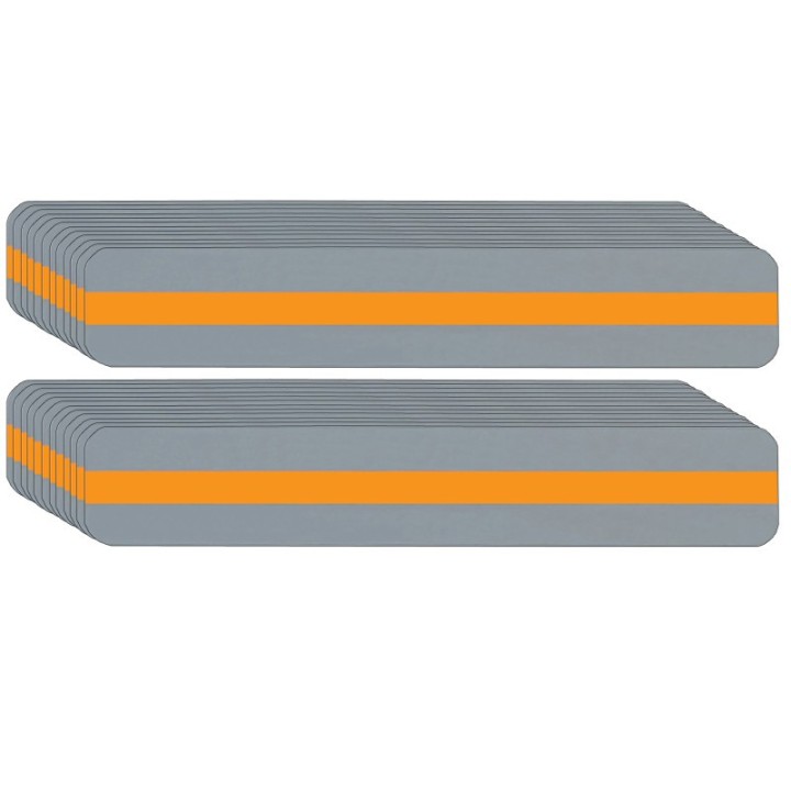 Ashley Productions® Sentence Strip Reading Guide, 1-1/4" x 7-1/4", Orange, Pack of 24