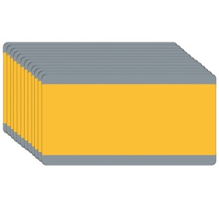 Ashley Productions® Big Reading Guide, 3-3/4" x 7-1/4", Goldenrod, Pack of 12