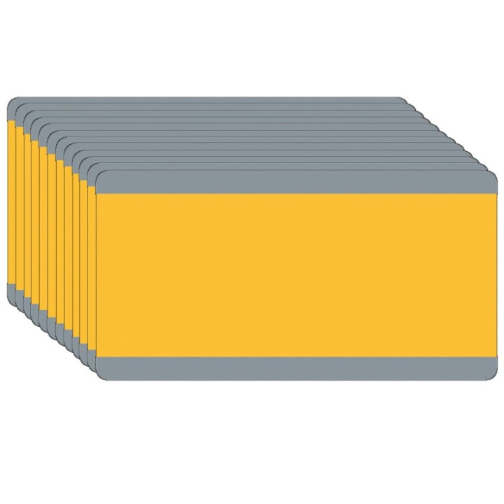 Ashley Productions® Big Reading Guide, 3-3/4" x 7-1/4", Goldenrod, Pack of 12