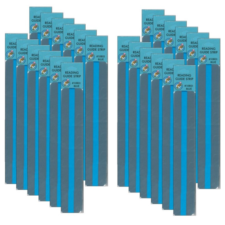 Ashley Productions® Sentence Strip Reading Guides, Blue, 12 Per Pack, 2 Packs