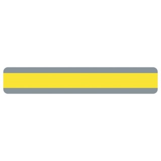 Ashley Productions® Double Wide Sentence Strip Reading Guide, 1-1/4" x 7-1/4", Yellow