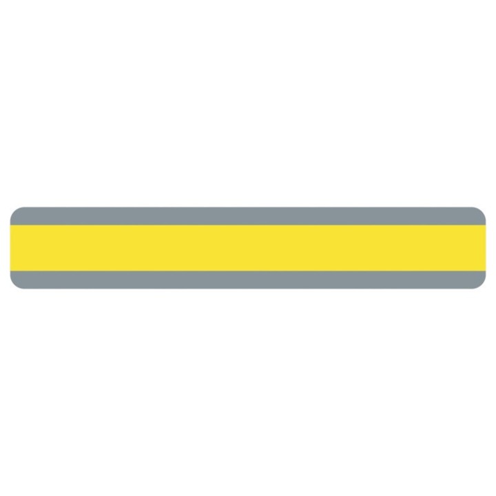 Ashley Productions® Double Wide Sentence Strip Reading Guide, 1-1/4" x 7-1/4", Yellow