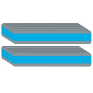 Ashley Productions® Double Wide Sentence Strip Reading Guide, 1-1/4" x 7-1/4", Blue, Pack of 24
