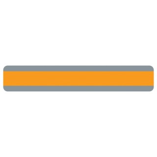 Ashley Productions® Double Wide Sentence Strip Reading Guide, 1-1/4" x 7-1/4", Orange