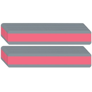 Ashley Productions® Double Wide Sentence Strip Reading Guide, 1-1/4" x 7-1/4", Rose, Pack of 24