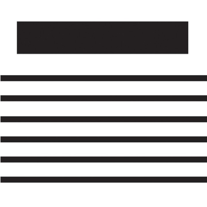 Ashley Productions® Mini Magnetic Magi-Strips, Black, 24 Feet Per Pack, 6 Packs