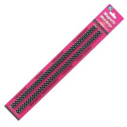 Ashley Productions® Mini Magnetic Magi-Strips, B/W Dots, 24'