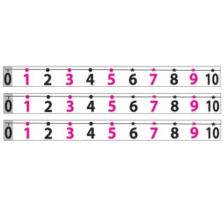 Ashley Productions® Magnetic Number Line -20 to 120, Pack of 3