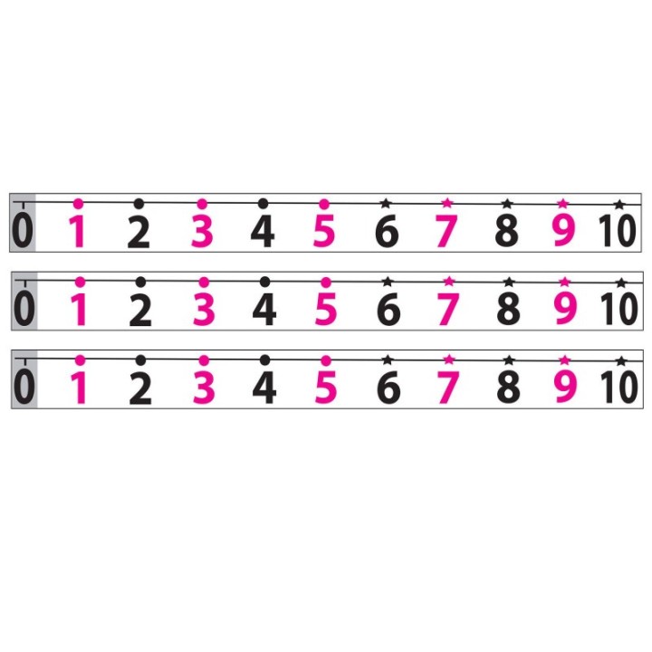 Ashley Productions® Magnetic Number Line -20 to 120, Pack of 3