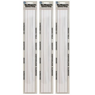 Ashley Productions® Big Magnetic Sentence Strips, 3" x 24", 5 Per Pack, 3 Packs